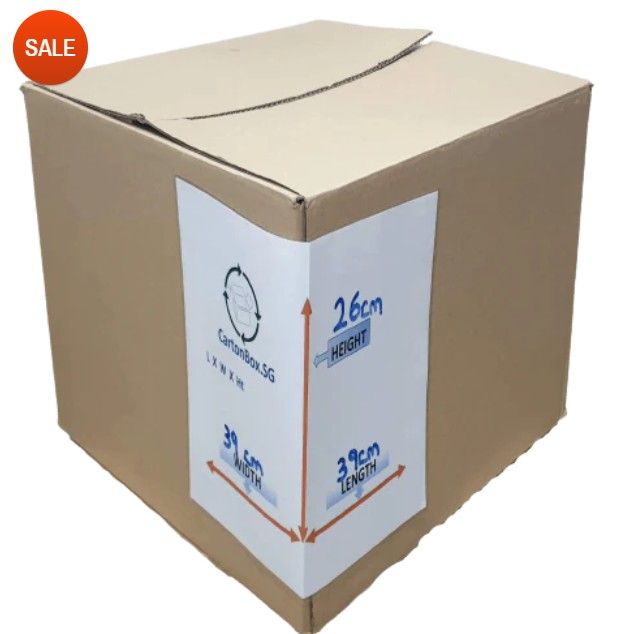 New Document Carton Box : 39cm(L) x 39cm(W) x 26cm(H)