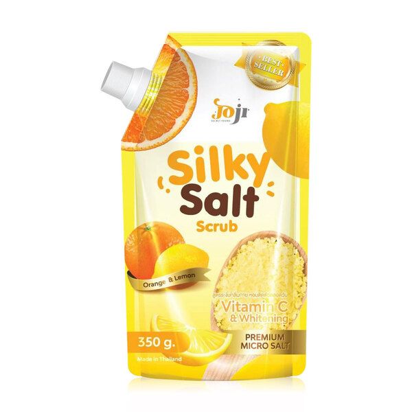 Joji Silky Salt Scrub (350g) - Orange & Lemon