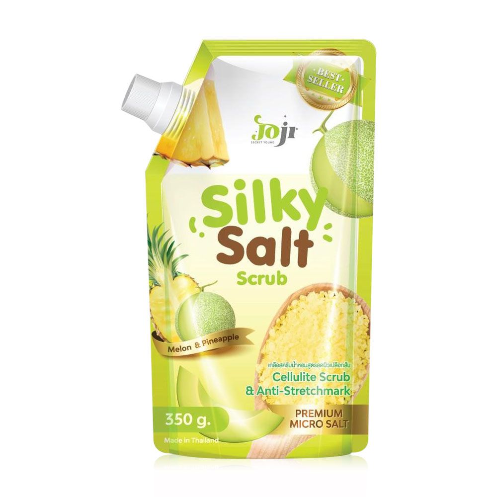 Joji Silky Salt Scrub (350g) - Melon & Pineapple