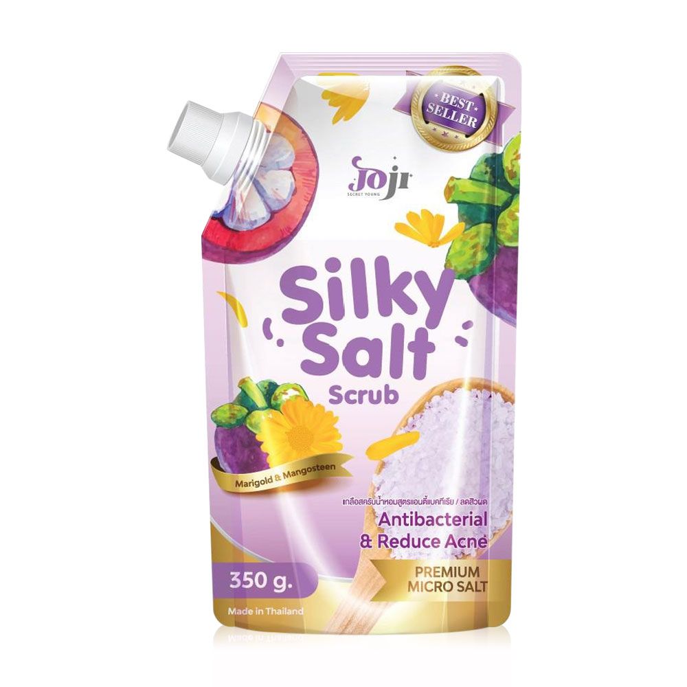 Joji Silky Salt Scrub (350g) - Marigold & Mangosteen