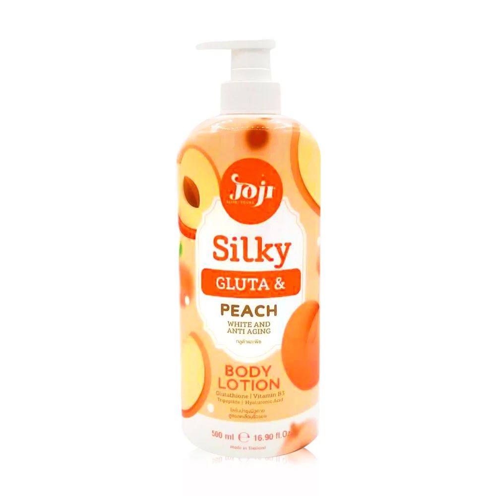 Joji Silky Body Lotion (500ml) - Gluta & Peach