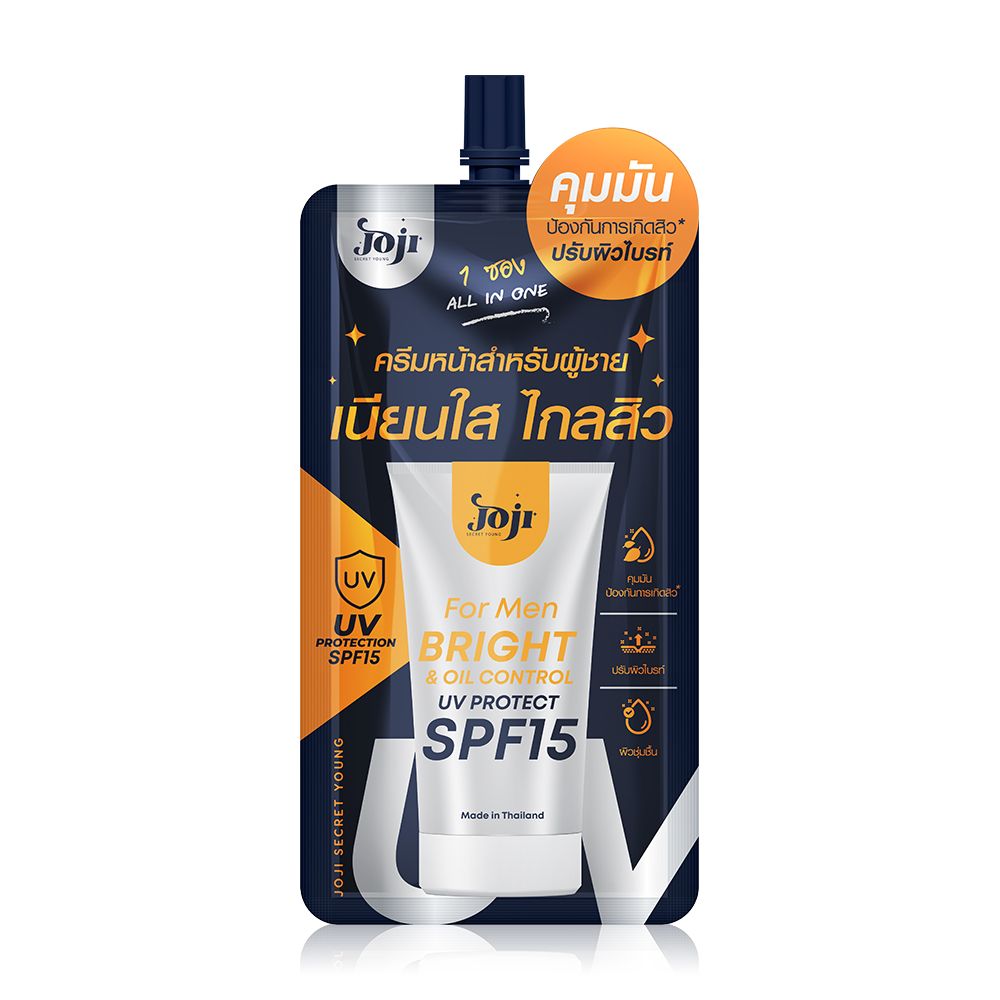 Joji Sachet Bright & Oil Control UV Protect SPF 15 (Box of 6)