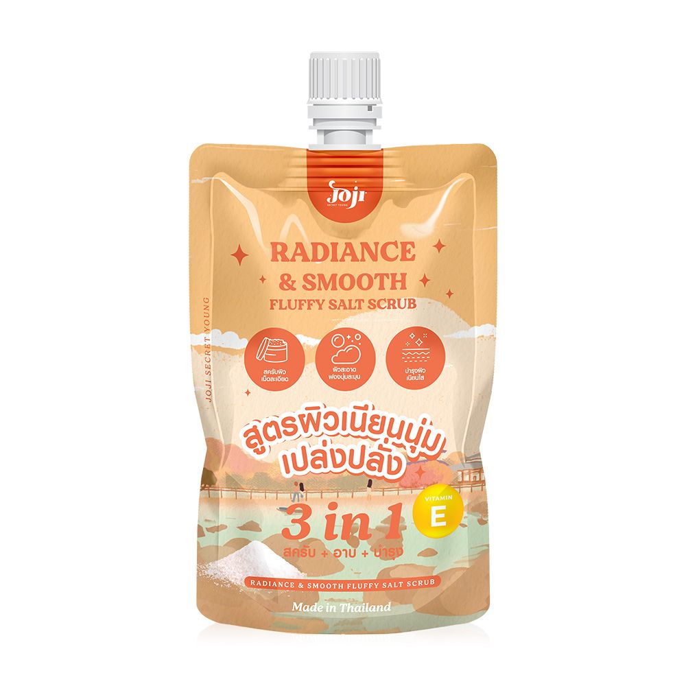 Joji Fluffy Salt Scrub 350g - Radiance & Smooth