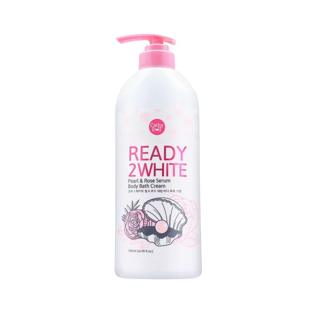 Cathy Doll Ready 2 White Rose & Pearl Serum Bath Cream (500ml)