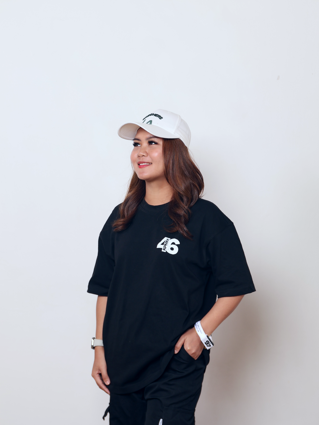 OVERSIZE T-SHIRT KPMM46 (BLACK COLOUR)