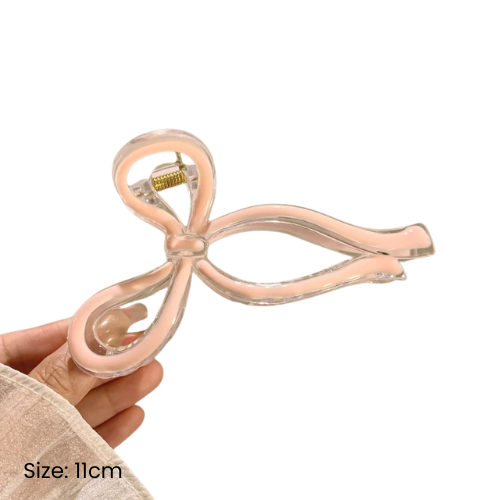 Outline Coquette Hair Claw