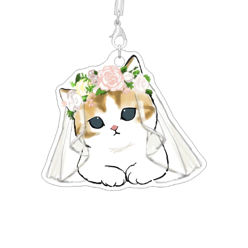 Mofusand Bride Acrylic Phone Charm 