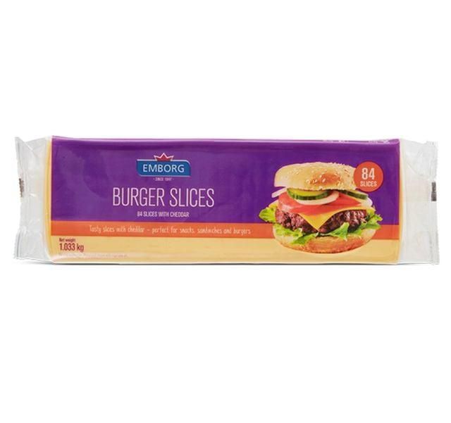 EMBORG BURGER SLICES 1.033kg 
