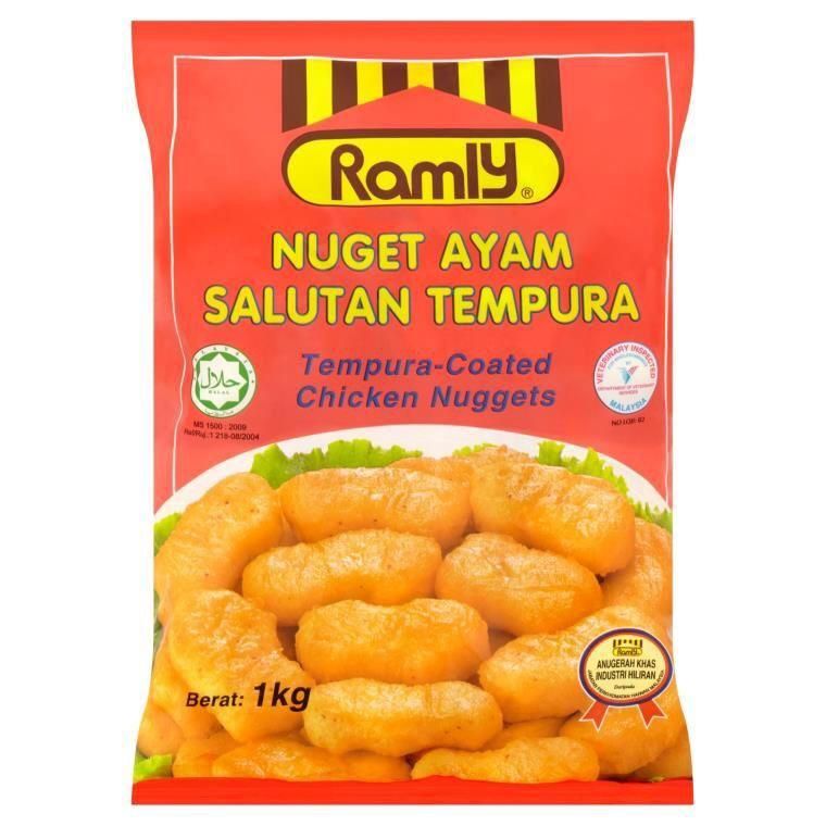 RAMLY TEMPURA-COATED CHICKEN NUGGETS 1kg for 