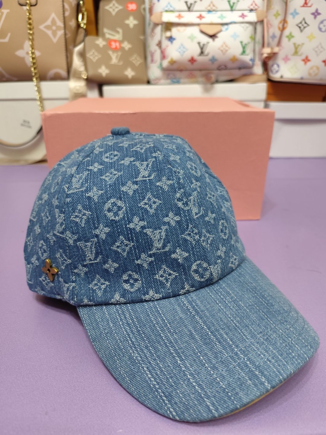 Gorra LV, calidad superior, vaquera