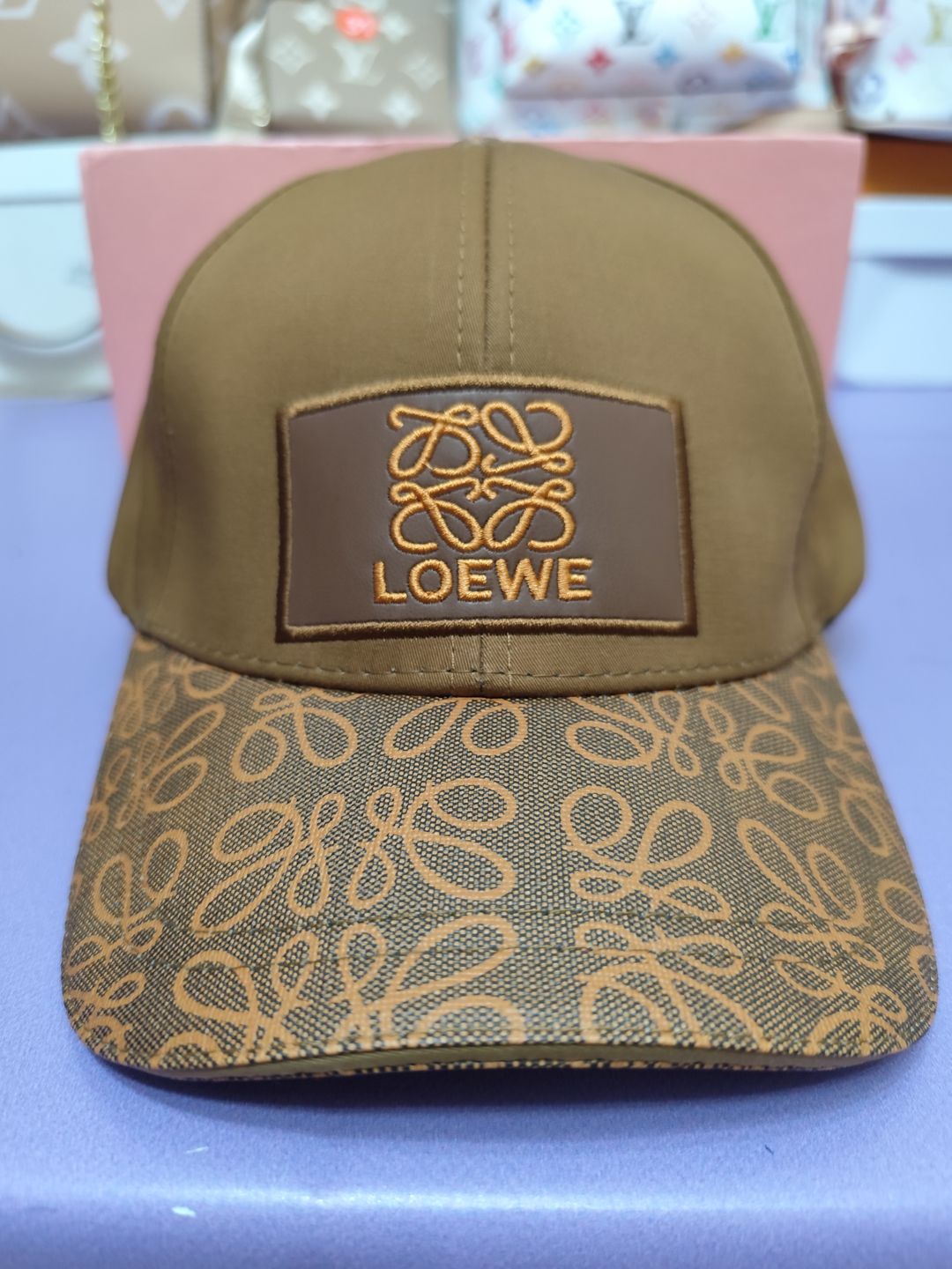 Gorra LW, calidad superior, marrón 