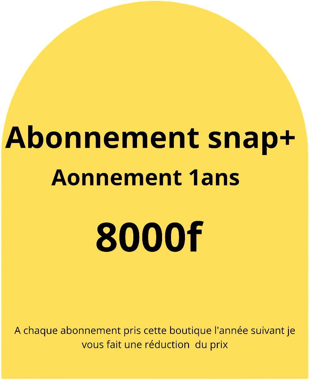 Abonnement snapplus 1ans 