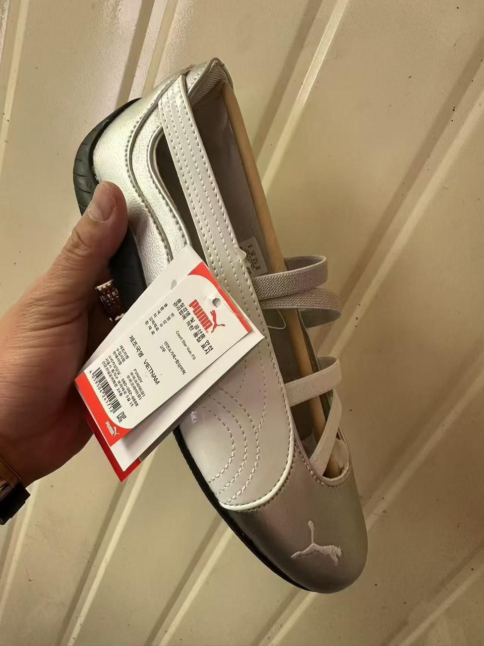 Puma Ballerina Speedcat - Silver/white