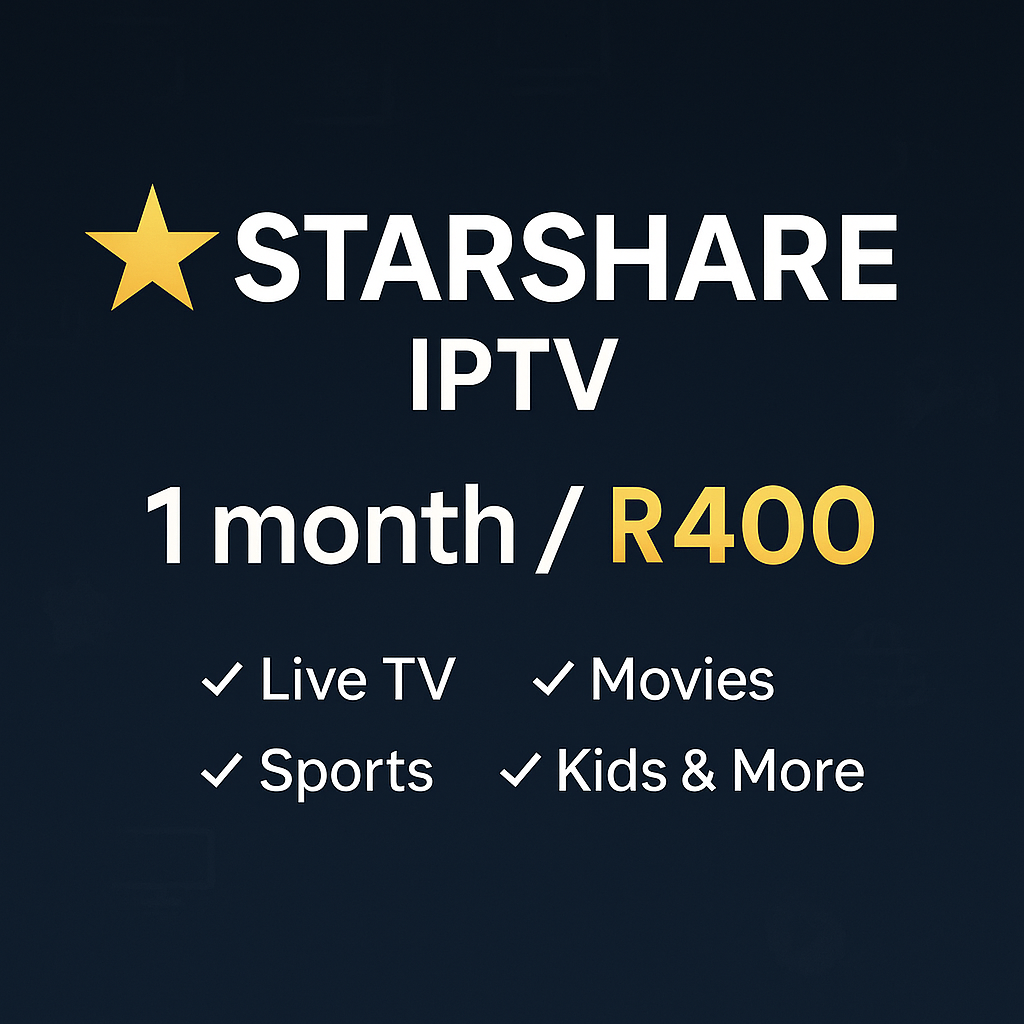 Starshare IPTV 1Month Plan