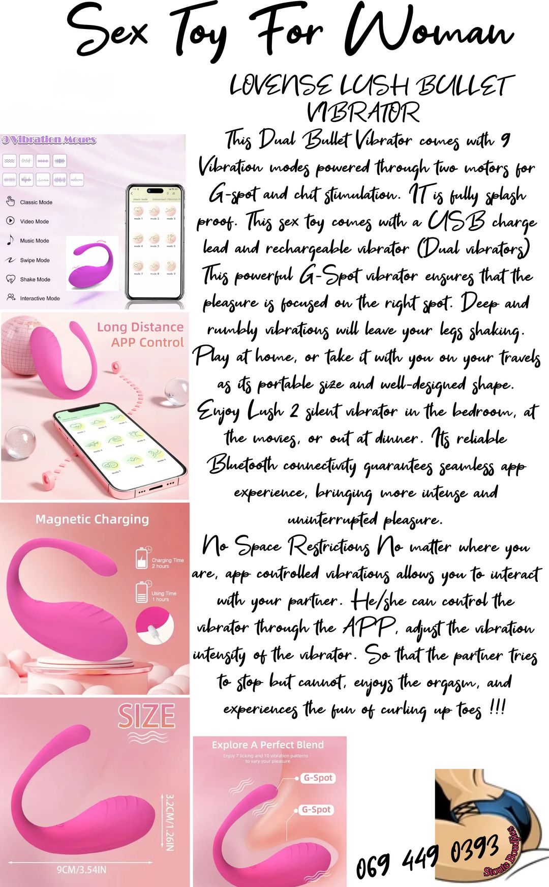 Lovense Lush bullet vibrator 