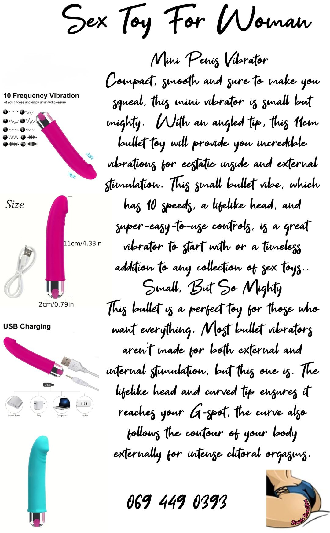 Penis Bullet Vibrator 