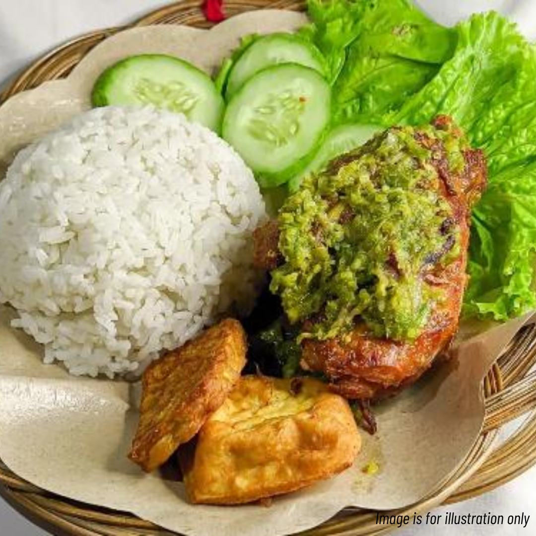Ayam Penyet Cabe Ijo