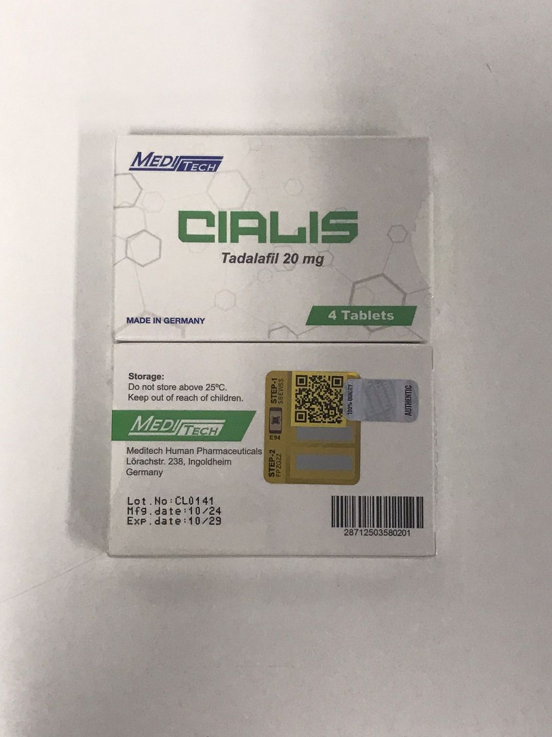 MEDITECH CIALIS (TADALAFIL 20 MG)
