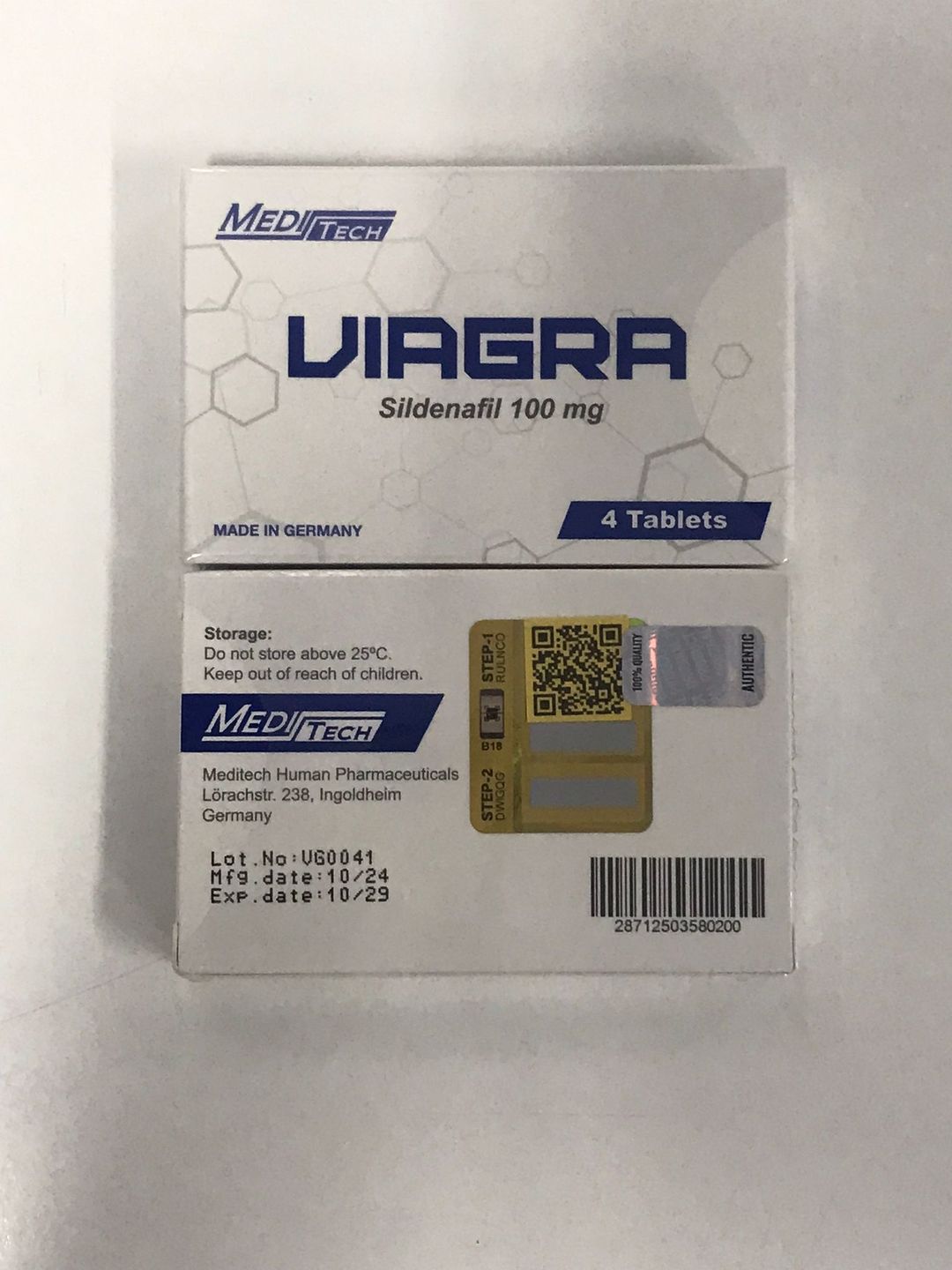 MEDITECH VIAGRA (SILDENAFIL 100MG)
