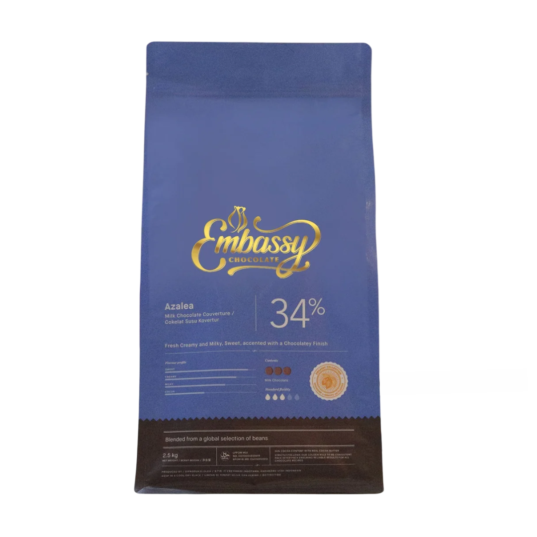 Embassy Azalea Milk Chocolate 34%