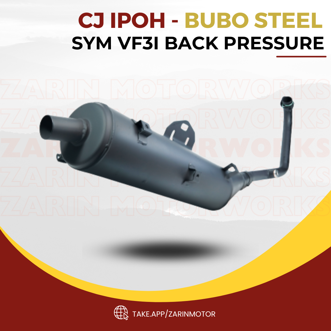 SYM VF3i BACK PRESSURE CJ IPOH X BUBO STEEL