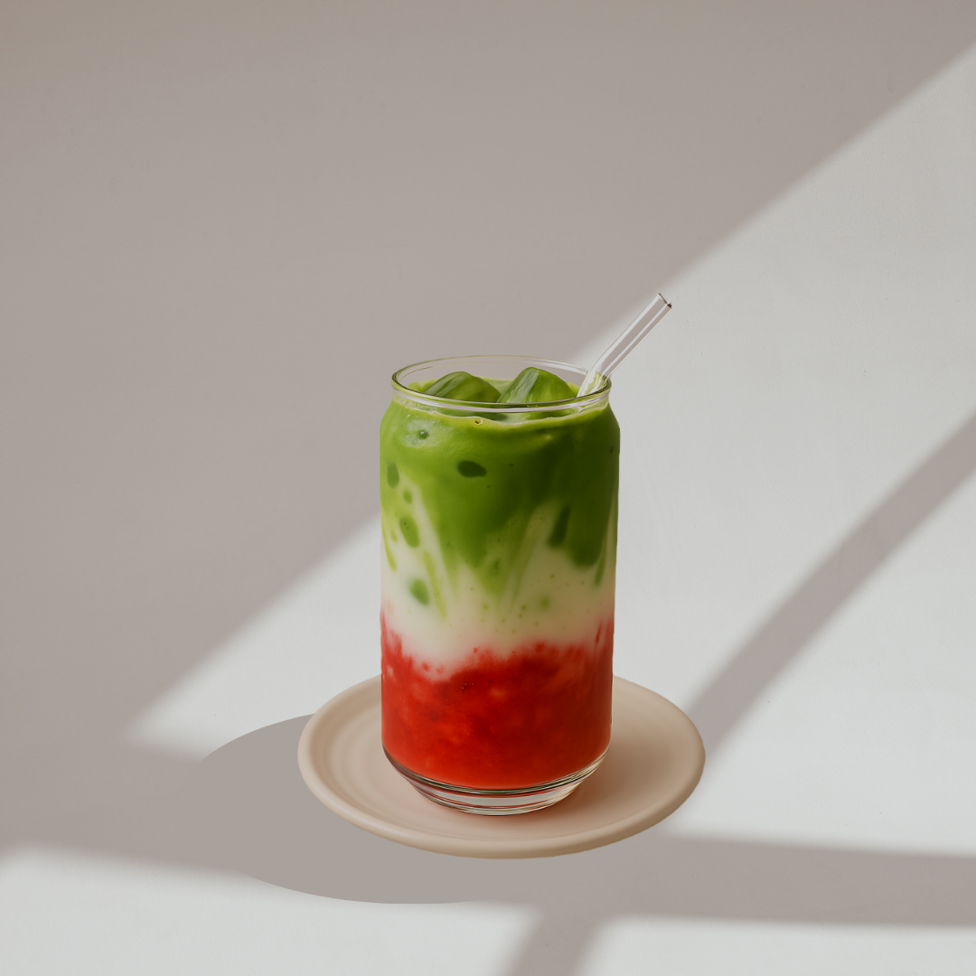 Strawberry Matcha Latte