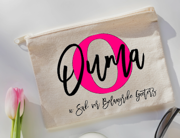 Ouma se Mooigoed Cosmetic Bag – Afrikaans Makeup & Toiletry Pouch
