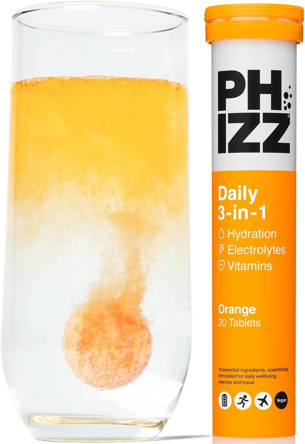 Phizz Electrolytes, Multivitamin & Hydration Tablets 