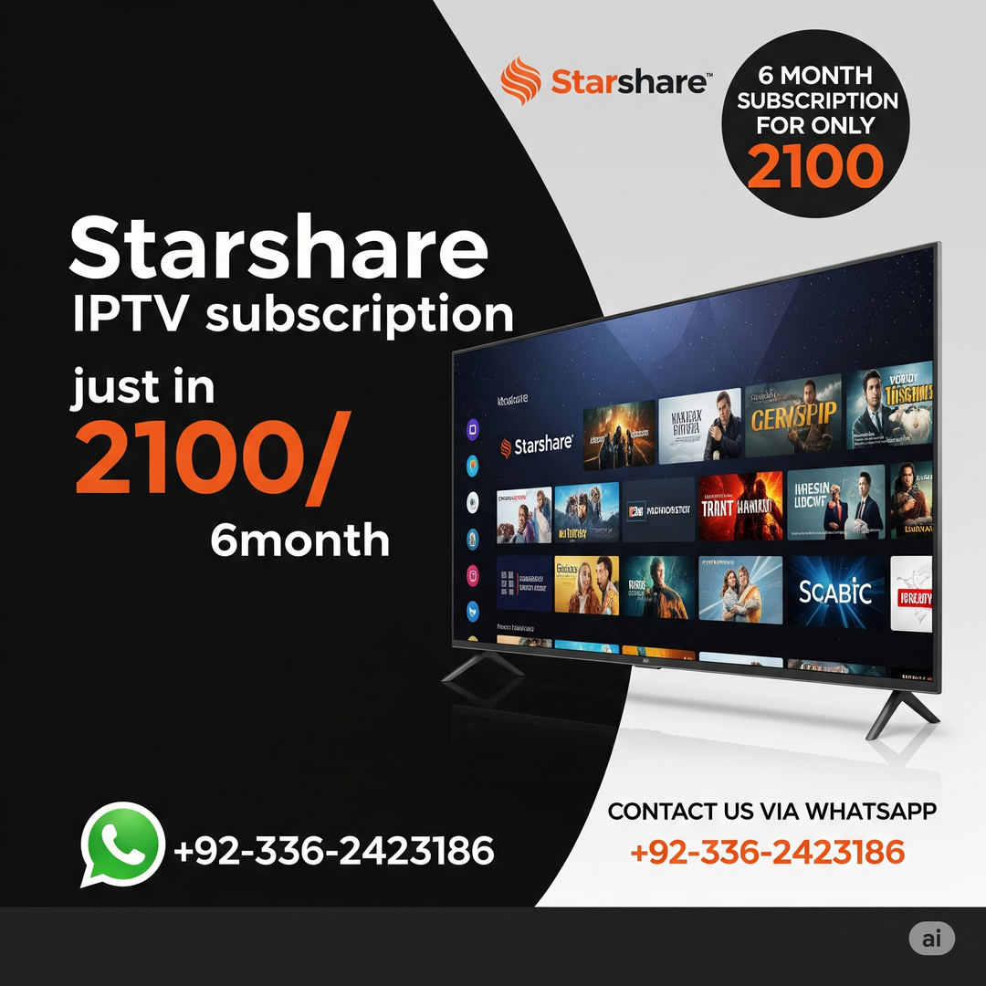 Starshare IPTV 6Month Plan
