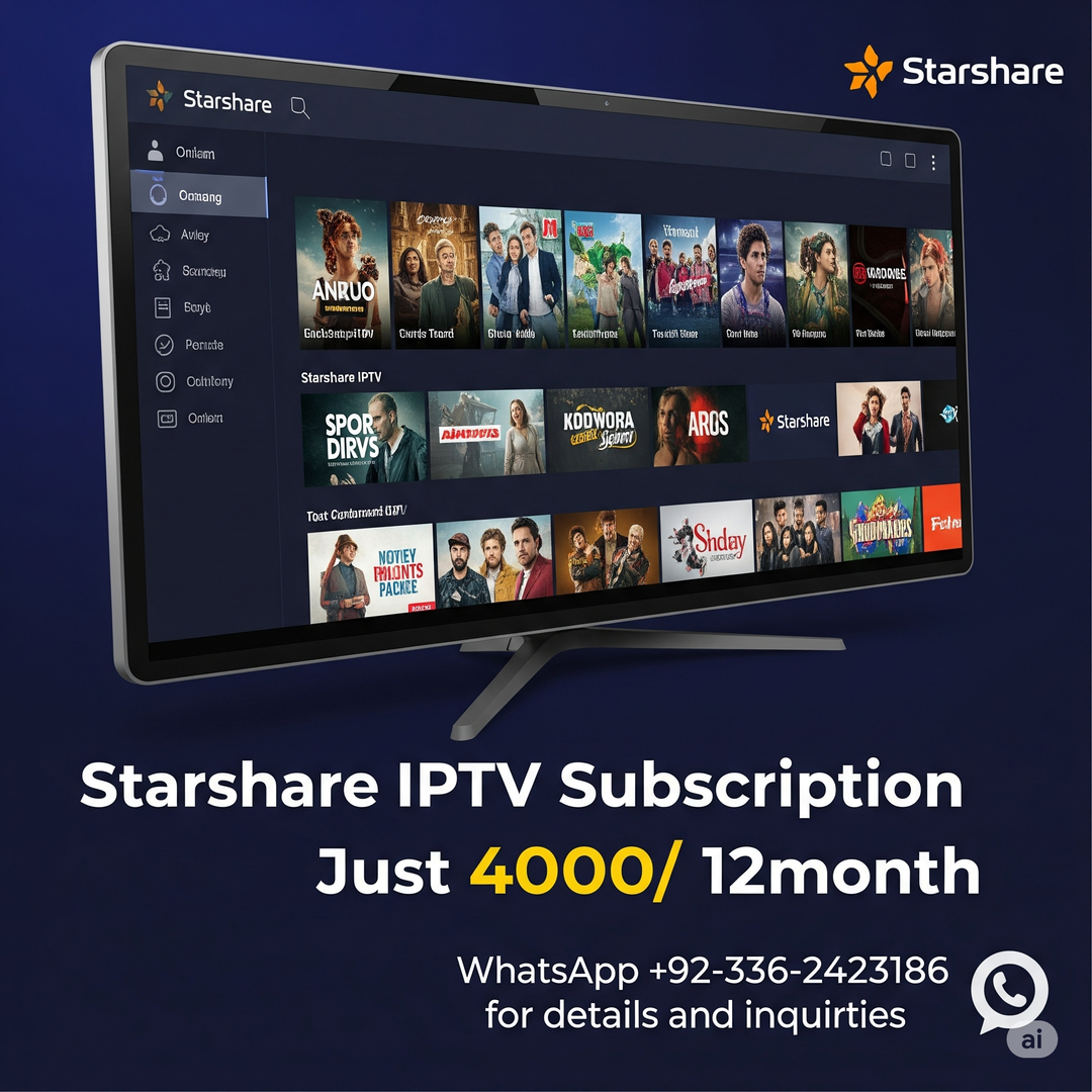 Starshare IPTV 12Month Plan