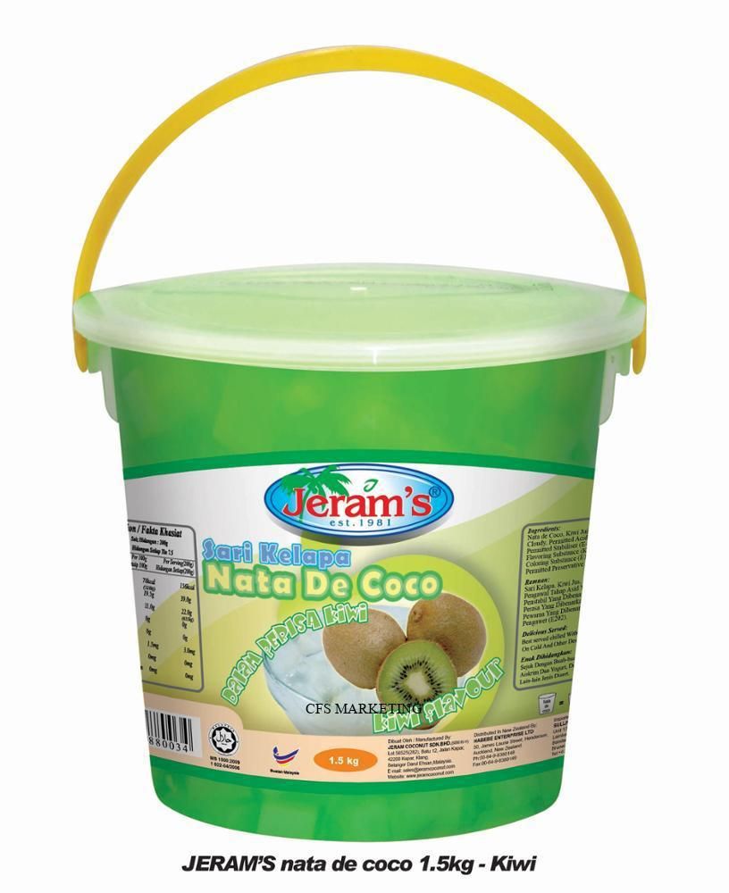 JERAM’S NATA DE COCO KIWI 1.5kg 