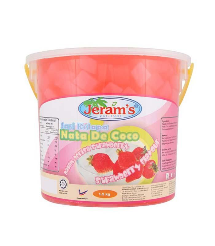 JERAM’S NATA DE COCO STRAWBERRY 1.5kg 