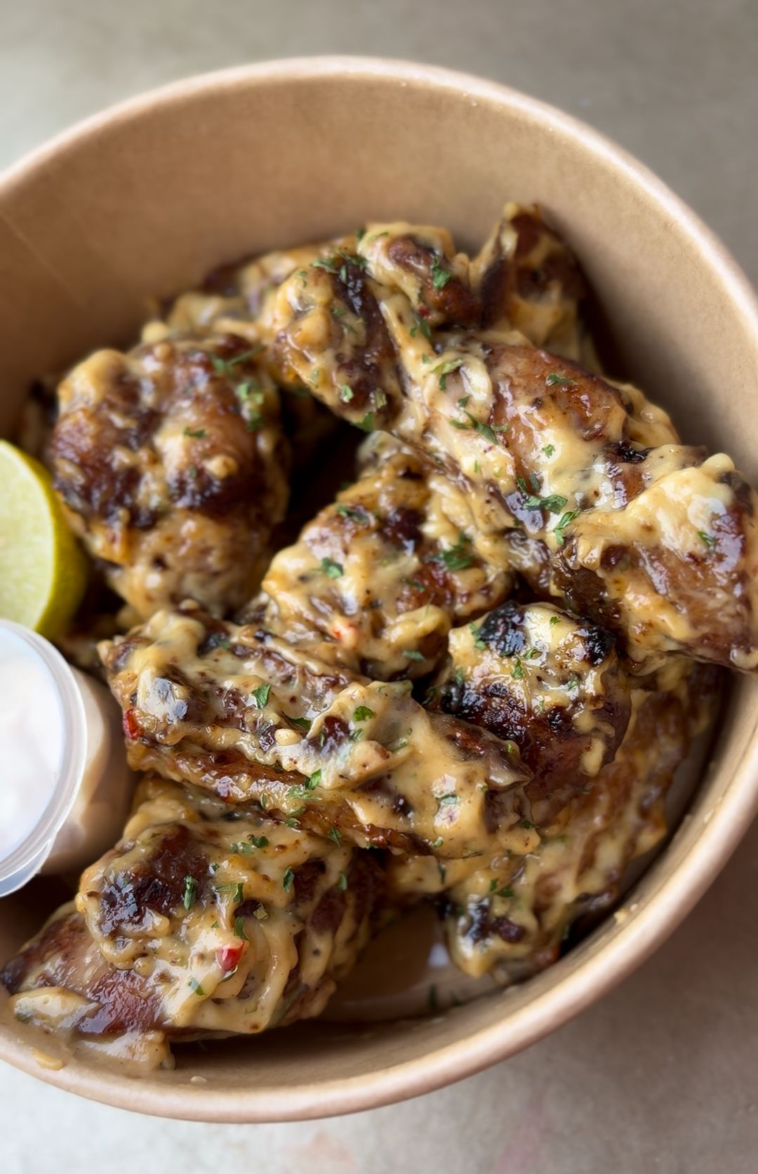 Mustard mayo wings 