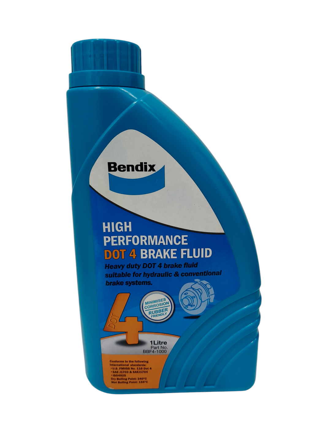Bendix High Performance Heavy Duty DOT 4 Brake Fluid (1L) BDX-BF1010