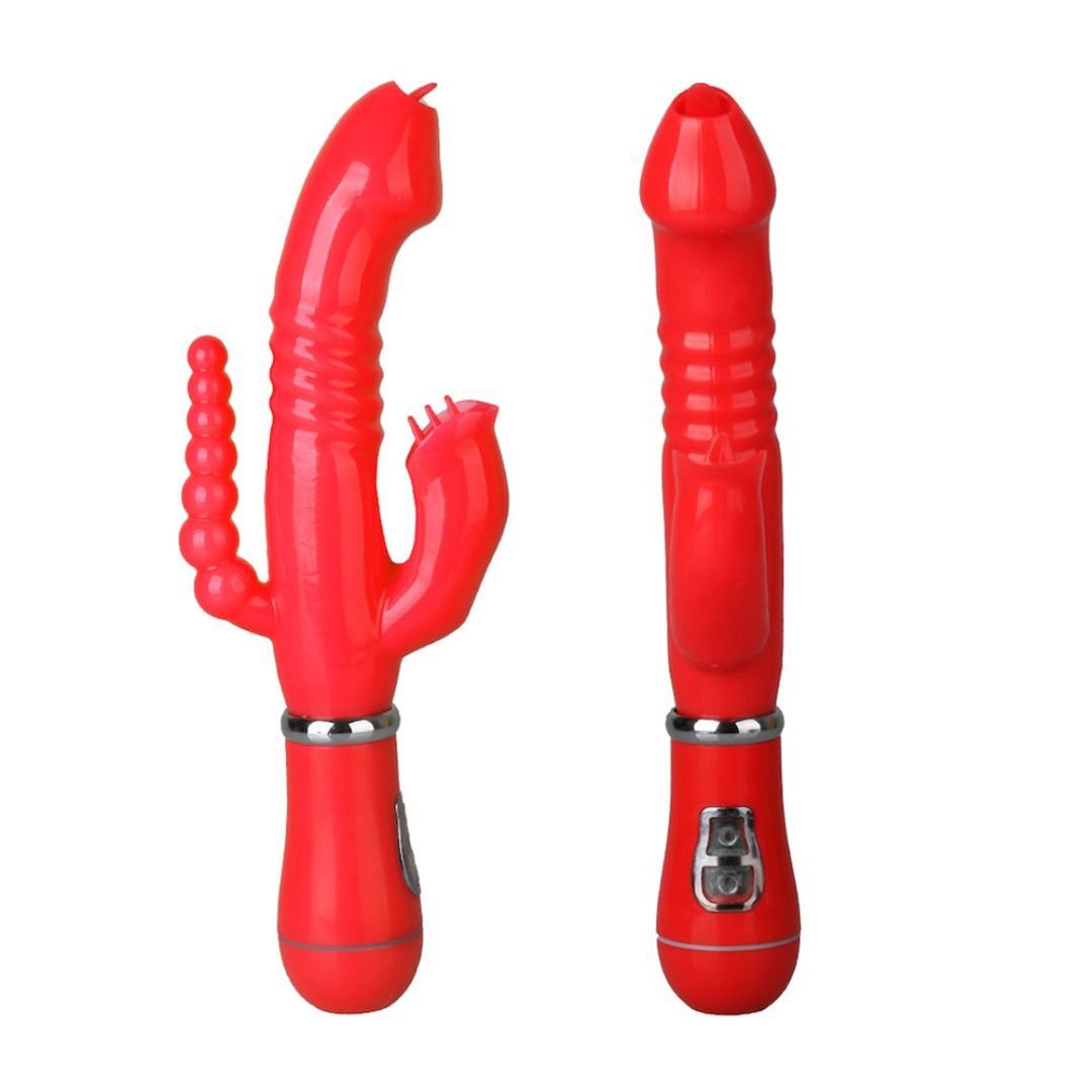 Vibrador tripla estimulação 
