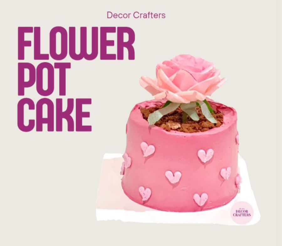Flower Pot Cake