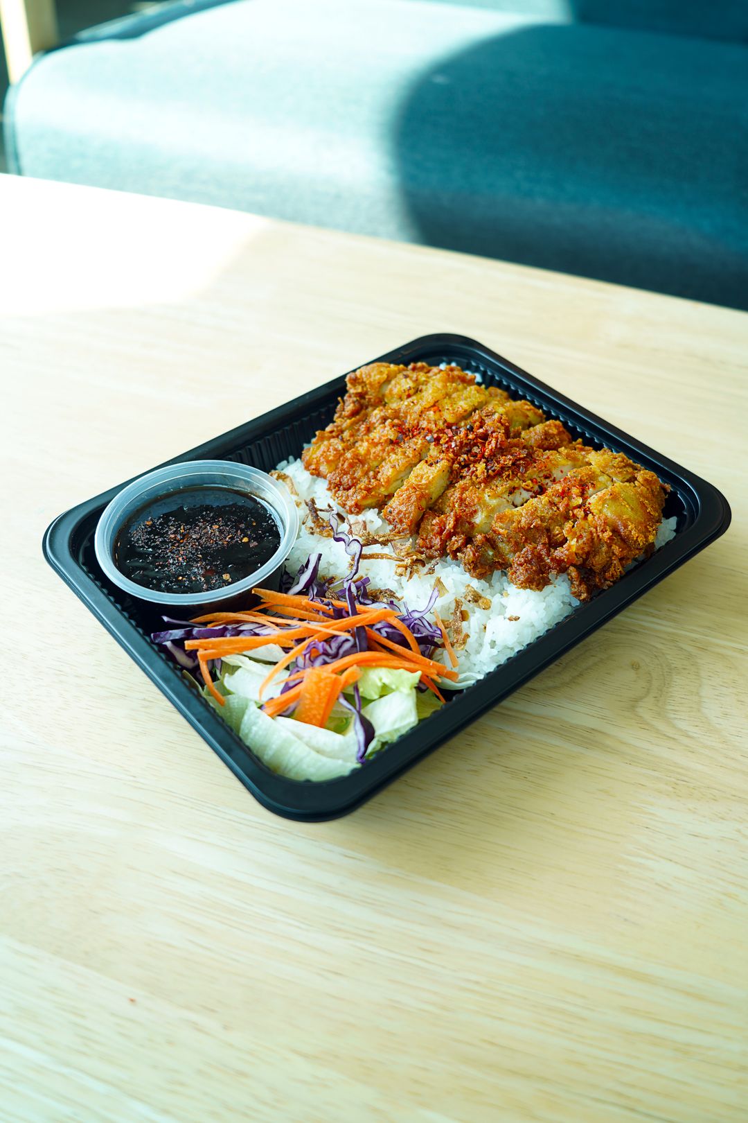 Ayam Kicap With Rice