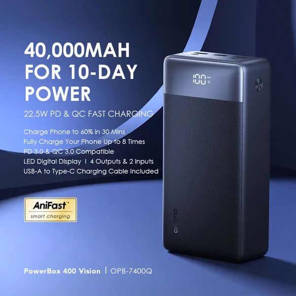 Oraimo 40,000 Super fast charging Power bank