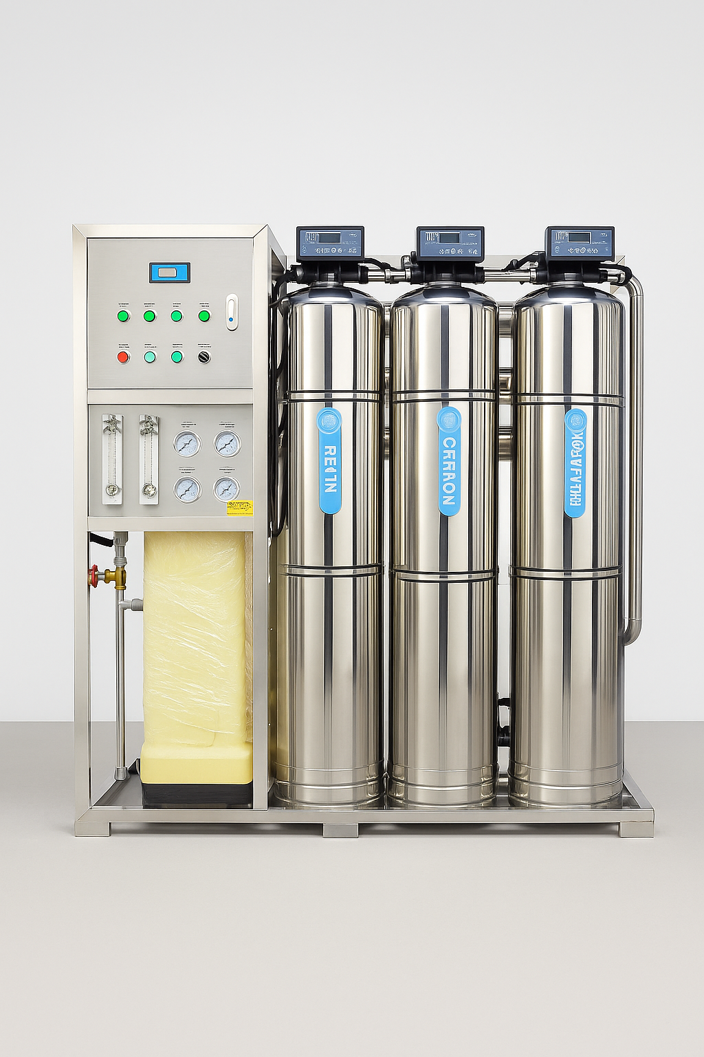 Equipamentos de tratamento de água personalizados, purificadores industriais/comerciais, máquinas de água deionizada e sistemas de osmose reversa (RO).