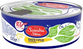 SCANDIA SIBIU PATE DE PUI INTEGRAL 24% FICAT(penny)