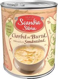 SCANDIA SIBIU CIORBA DE BURTA DREASA CU SMANTANA (PENNY)