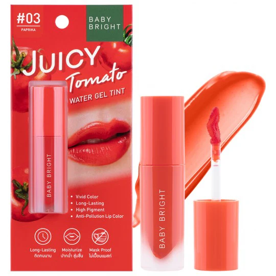 Baby Bright Juicy Tomato Water Gel Tint Shade (2.5g) - #03 Paprika