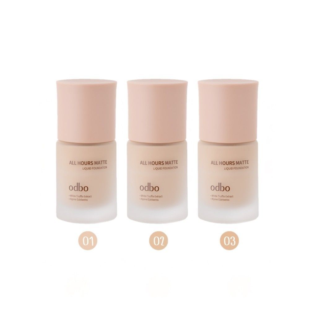 Odbo All Hours Matte Liquid Foundation (125g)  - #02