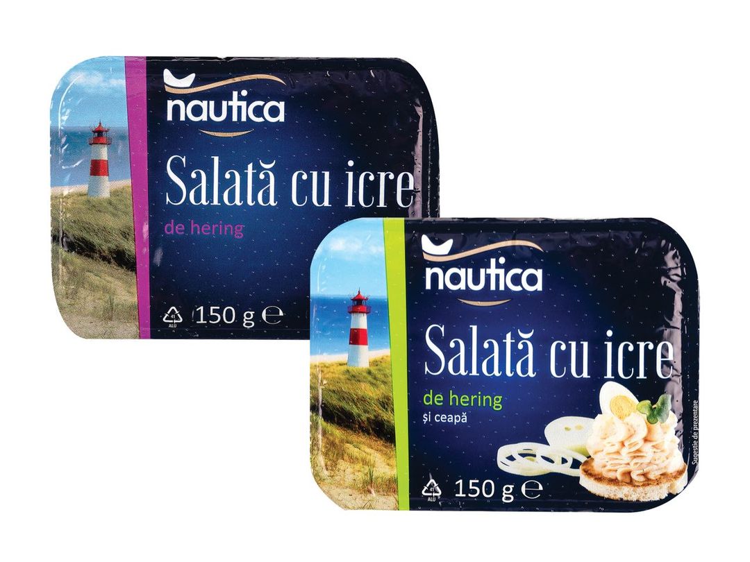 Salată cu icre de hering, Nautica (Lidl)