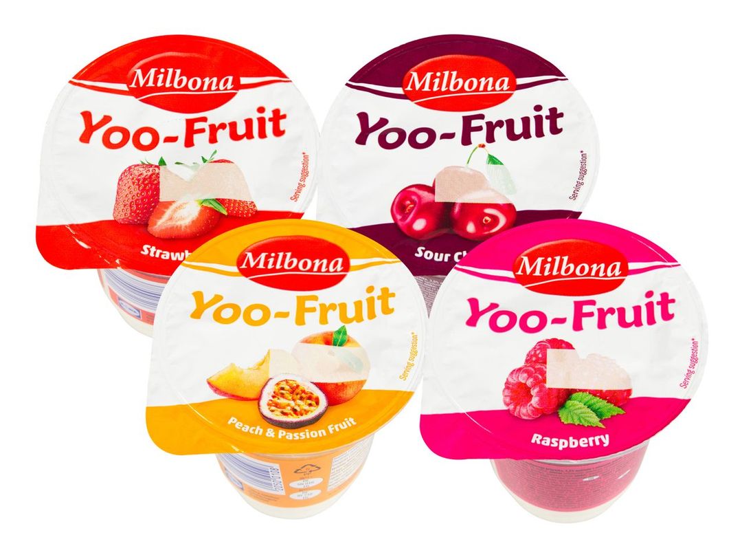Iaurt cu mousse de fructe, Milbona (Lidl)