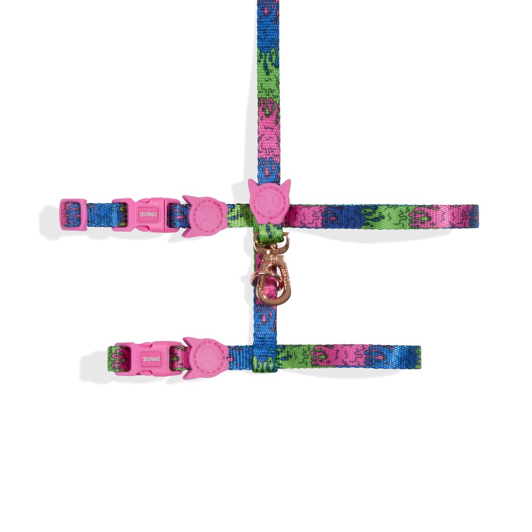 Melted Cat Harness & Leash