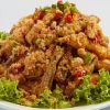 Crispy Egg Plant with Chicken Floss 酥脆肉松茄子