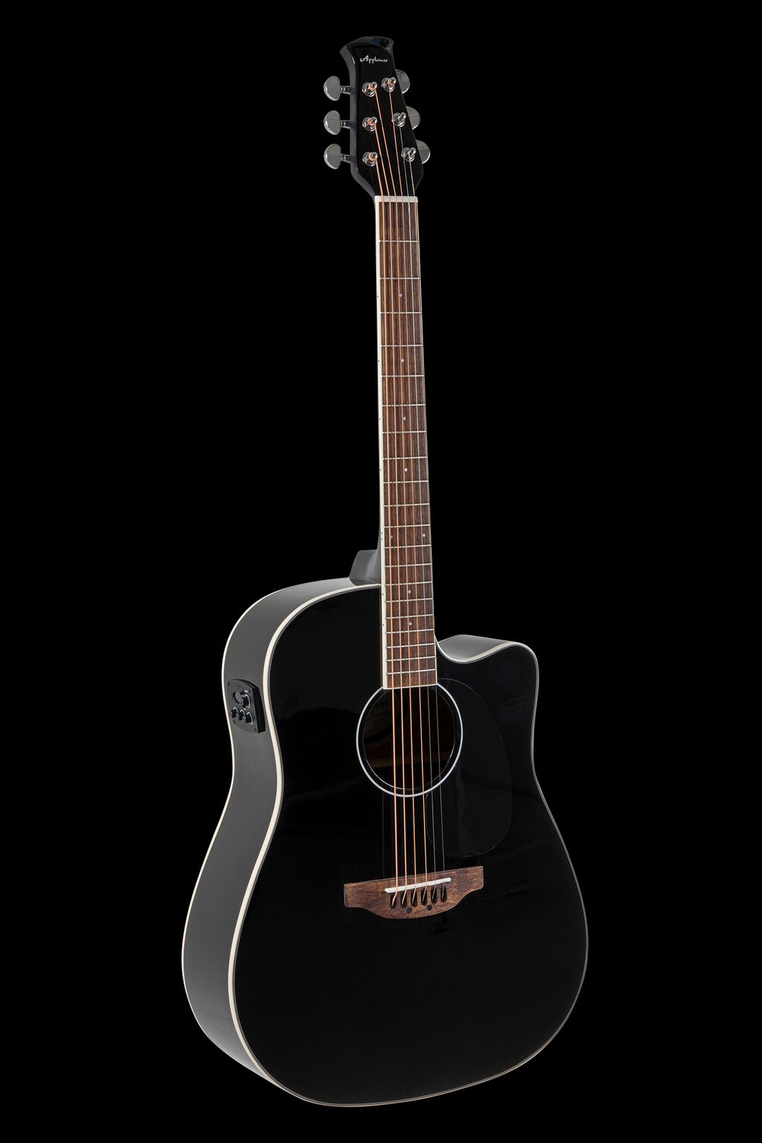 Applause Guitarra electro-acústica Wood Classics AED96-5HG Black Gloss Electro