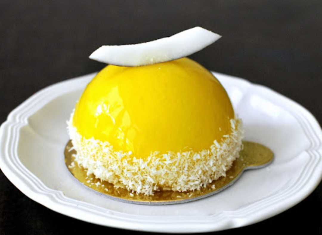 Individual Coconut Passionfruit Mousse - VEGAN PARVE