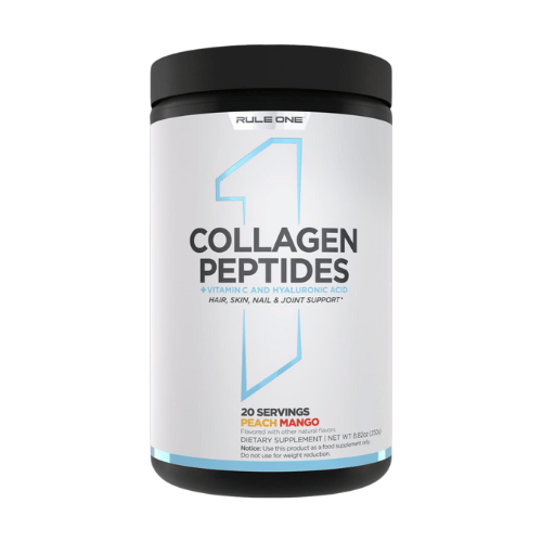 RULE 1 COLLAGEN PEPTIDES 20 SERVINGS PEACH MANGO